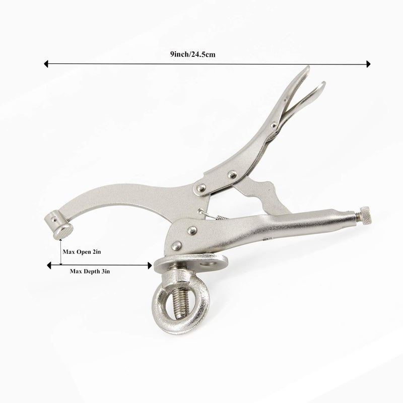 GOSWIFT 9inch Drill Press Locking Clamp, Drill Press Vice, Heavy Duty Drill Press Locking Clamp - Image 3